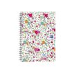 3020120113319-Oxford Floral - Carnet de notes à spirale - A5 - 120 pages - petits carreaux-P_79424841_4-2