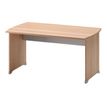 3483600784360-Bureau JAZZ+ - 140 cm - Pieds panneaux - Hêtre-P_79426237_1-0