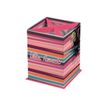 3329688127036-Little Marcel - Pot à crayons carré toucan - Clairefontaine-P_79426996_1-0