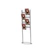 3660412031121-Promocome - Porte-brochures de sol 4 niveaux de présentation - 8 bacs A4 - base ovale-P_79427723_1-0