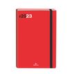 3664447135168-Agenda à élastique Flex - 1 semaine sur 2 pages - 17 x 24,5 cm - rouge - Oberthur-P_79429141_1-0