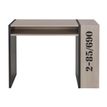 3483600797544-Gautier - Bureau bicolore - Chêne clair et noir-P_79430383_2-1