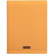 Calligraphe 8000 - Cahier polypro 24 x 32 cm - 192 pages - grands carreaux (Seyes) - orange