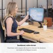 0043859727964-Fellowes Platinum series - Bras porte écran simple jusqu'à 30'' - fixation rapide sur bureau -P_79431496_6-5