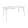 3253310161931-Bureau simple STEELY - L120 cm - Pieds blanc - plateau Blanc Perle-P_79432474_1-0