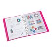 3135250996661-Viquel Propyglass - Classeur à anneaux personnalisable - Dos 25 mm - A4 - rouge framboise--2