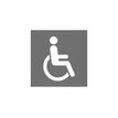 8711234004581-Pickup Home 3D - Plaque Acrylique Handicapés - 9 x 9 cm - gris-P_79435361_1-0