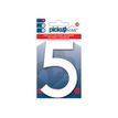 8711234017727-Pickup Home 3D Rio - Étiquette autocollante 100 mm - Chiffre 5 -  blanc-P_79435430_1-0