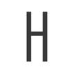 8711234018335-Pickup Home 3D Stockholm - Étiquette autocollante 90 mm - Lettre H - gris-P_79435455_1-0