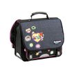 3135253287988-Powerpuff Girls Cartable 38 cm noir/jean 2 compartiments Viquel-P_79435793_1-0
