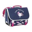 3135253288091-Cartable Licorne 38 cm marine 2 compartiments Viquel-P_79435794_1-0