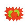 3270241159103-Apli Agipa - 10 éclatés fluo effaçables - jaune/orange - 48 x 64 cm-P_79438011_1-0