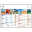 Quo Vadis - Calendrier Fantaisie - 13 mois - 55 X 40,5 cm - Terre