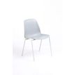 3701338800535-Chaise CHARLOTTE - pieds blancs sans accroche - coque M1 (non feu) - gris clair-P_79438556_1-0