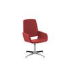 2012349446676-Chaise AITA - dossier haut - siège pivotant - pietement aluminium - tissu rouge-P_79439418_3-0