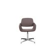 2012349446690-Chaise AITA - dossier bas - siège pivotant - pietement aluminium - tissu gris-P_79439419_2-1