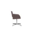 2012349446690-Chaise AITA - dossier bas - siège pivotant - pietement aluminium - tissu gris-P_79439419_4-3