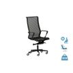 Fauteuil de bureau X-LIGHT - accoudoirs fixes - dossier haut - noir base noire