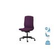 Fauteuil de bureau FLEXA - accoudoirs et appui-tête en option - prune