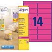 0400794396950-Avery - 350 Étiquettes amovibles rose fluo - 99,1 x 38,1 mm - Impression laser - réf L736-P_79439695_1-0
