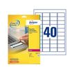4004182059838-Avery - 800 Étiquettes indécollables blanches - 25,4 x 45,7 mm - Impression laser - réf -P_79439712_1-0