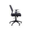 3760185028172-Fauteuil de bureau NEWTON - accoudoirs fixes - housse pour dossier en option - Noir-P_79439762_4-3
