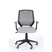 3760185028196-Fauteuil de bureau NEWTON - accoudoirs fixes - housse pour dossier en option - Turquoise-P_79439763_5-4