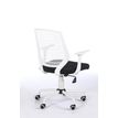3760185028257-Fauteuil de bureau NEWTON - accoudoirs fixes - housse pour dossier en option - Noir, base b-P_79439764_3-2