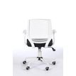 3760185028257-Fauteuil de bureau NEWTON - accoudoirs fixes - housse pour dossier en option - Noir, base b-P_79439764_4-3