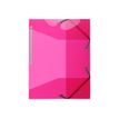 Exacompta Iderama PP - Chemise polypro à rabats - A4 - pour 250 feuilles - rose