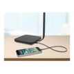 3595560028085-Unilux - Lampe de bureau connectée Timelight - LED - USB + chargeur sans fil - noir-P_79441155_2-5