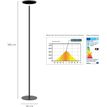 3595560029556-Unilux - Lampadaire Leddy - LED éclairage indirect - 180 cm - noir-P_79441162_5-4