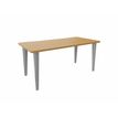 2012349454428-Bureau EVIDENCE - 180 cm - Pieds aluminium - Plateau imitation hêtre-P_79441302_1-0