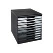 9002493424630-Exacompta Modulo - Module de classement 10 tiroirs - nuances de gris brillant-P_79442649_2-1