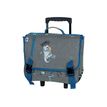 3661507824147-Eggmania by DDP - Cartable à roulettes Sharky 41 cm - 2 compartiments - Kid'Abord-P_79443018_1-0