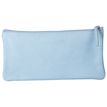 Clairefontaine - Trousse plate - cuir teinté - bleu ciel