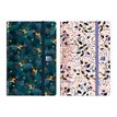3147280052941-Agenda à élastique Oxford Flowers - 1 semaine sur 2 pages - 10 x 15 cm - différents mod