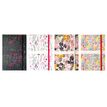 3147280052989-Agenda à élastique Oxford Flowers - 1 semaine sur 2 pages - 16 x 24 cm - différents mod