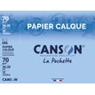 Canson - Pochette papier calque - 12 feuilles - 24 x 32 cm - 70 gr