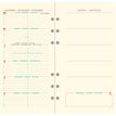 Exacompta Exatime 17 Pocket - Recharge pour organiseur - 1 semaine sur 2 pages - 9,8 x 17,2 cm