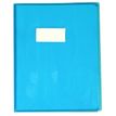 Calligraphe - Protège cahier sans rabat - 17 x 22 cm - cristalux - bleu transparent