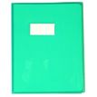 Calligraphe - Protège cahier sans rabat - 17 x 22 cm - cristalux - vert transparent