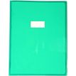 Calligraphe - Protège cahier sans rabat - 24 x 32 cm - cristalux - vert transparent