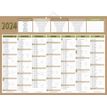 Bouchut Natura - Calendrier bancaire 7 mois par face - 40,5 x 55 cm - beige