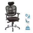 Fauteuil de bureau TECKNET - accoudoirs réglables - appuie-tête réglable - noir