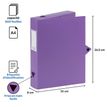 3135251421872-Viquel - Boîte de classement plastique - dos 60 mm - disponible dans différentes couleurs pastels--5