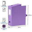 3135251431871-Viquel - Boîte de classement plastique - dos 80 mm - disponible dans différentes couleurs pastels--6