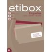 Etibox - 6500 Étiquettes adhésives blanches - 38 x 21,2 mm - Coins droits - réf 119770