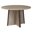 3483600448484-Table de réunion ronde MAMBO - Chêne/chocolat--0