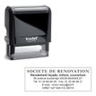 190084211789-Tampon personnalisé avec 7 lignes de texte - zone d'impression 70 x 25 mm - Trodat Printy 4915--1